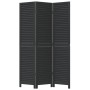 Black Paulownia solid wood 3-panel dividing screen by , Room dividers - Ref: Foro24-358846, Price: 80,74 €, Discount: %