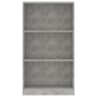 3-tier concrete gray plywood shelf 60x24x109cm by vidaXL, Bookcases and shelves - Ref: Foro24-800868, Price: 44,99 €, Discoun...