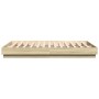 Estructura de cama madera de ingeniería roble Sonoma 140x200 cm de , Camas y somieres - Ref: Foro24-3209858, Precio: 123,41 €...