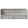 Tumbona con cajones madera ingeniería gris hormigón 75x190 cm de , Camas y somieres - Ref: Foro24-3280863, Precio: 173,84 €, ...