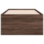 Tumbona con cajones madera ingeniería roble marrón 75x190 cm de , Camas y somieres - Ref: Foro24-3280894, Precio: 200,91 €, D...