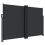 Black retractable side awning 160x1000 cm by , Umbrellas - Ref: Foro24-4004729, Price: 149,59 €, Discount: %