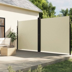 Cremefarbene einziehbare Seitenmarkise 200 x 1000 cm von , Sonnenschirme - Ref: Foro24-4004760, Preis: 166,77 €, Rabatt: %