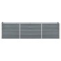 Galvanized steel garden bed in gray, 240x40x45 cm by vidaXL, Pots and planters - Ref: Foro24-47044, Price: 55,56 €, Discount: %