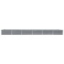 Arriate de acero galvanizado gris 600x80x45 cm de vidaXL, Maceteros y jardineras - Ref: Foro24-47072, Precio: 95,99 €, Descue...