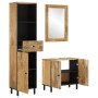 3-teiliges Badezimmerschrank-Set aus massivem Mangoholz von , Badezimmermöbel - Ref: Foro24-3206302, Preis: 358,17 €, Rabatt: %