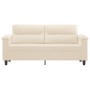 2-seater sofa in beige microfiber fabric 140 cm by , Sofas - Ref: Foro24-359566, Price: 222,42 €, Discount: %