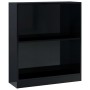 Glossy black engineered wood shelf 60x24x76 cm by vidaXL, Bookcases and shelves - Ref: Foro24-800862, Price: 47,99 €, Discoun...