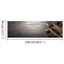 Wine Bottle Velvet Washable Kitchen Rug 45x150 cm by , Doormats - Ref: Foro24-4005602, Price: 24,53 €, Discount: %