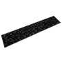 Alfombra de cocina lavable terciopelo Morning negro 60x300 cm de , Felpudos - Ref: Foro24-4005586, Precio: 49,43 €, Descuento: %