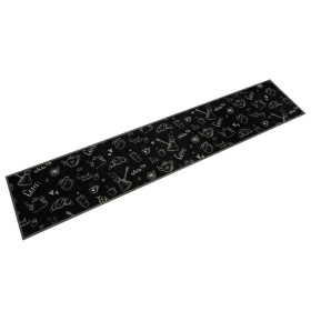 Morning velvet washable kitchen mat black 60x300 cm by , Doormats - Ref: Foro24-4005586, Price: 45,31 €, Discount: %