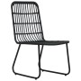 Garden chairs 2 units black synthetic rattan by vidaXL, Garden chairs - Ref: Foro24-48584, Price: 176,99 €, Discount: %