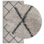 Modern long hair rug PAMPLONA anthracite beige 100x200 cm by , Rugs - Ref: Foro24-375386, Price: 41,21 €, Discount: %