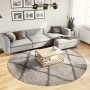 Modern long pile rug PAMPLONA anthracite beige Ø240 cm by , Rugs - Ref: Foro24-375402, Price: 113,57 €, Discount: %