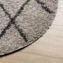 Modern long pile rug PAMPLONA anthracite beige Ø240 cm by , Rugs - Ref: Foro24-375402, Price: 113,57 €, Discount: %