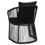 Garden chairs 2 units with cushions and pillows black PVC rattan by vidaXL, Garden chairs - Ref: Foro24-48586, Price: 297,09 ...