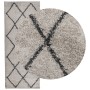 Modern long hair rug PAMPLONA anthracite beige 80x200 cm by , Rugs - Ref: Foro24-375384, Price: 36,30 €, Discount: %