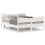 Estructura de cama con cabecero madera pino blanco 140x200 cm de , Camas y somieres - Ref: Foro24-3216382, Precio: 213,27 €, ...