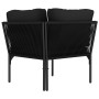 8-piece garden furniture set with black PVC cushions by vidaXL, Garden sets - Ref: Foro24-48592, Price: 786,06 €, Discount: %