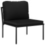 8-piece garden furniture set with black PVC cushions by vidaXL, Garden sets - Ref: Foro24-48592, Price: 786,06 €, Discount: %