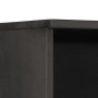 Solid black mango wood bathroom cabinet 38x33x160 cm by , bathroom vanities - Ref: Foro24-356841, Price: 156,37 €, Discount: %