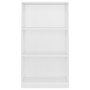 3-tier glossy white plywood shelf 60x24x109cm by vidaXL, Bookcases and shelves - Ref: Foro24-800870, Price: 39,03 €, Discount: %