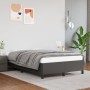 Estructura de cama cuero sintético gris 120x190 cm de , Camas y somieres - Ref: Foro24-379526, Precio: 115,82 €, Descuento: %