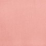 Estructura de cama terciopelo rosa 120x190 cm