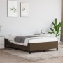 Estructura de cama tela marrón oscuro 120x190 cm | Foro24 | Onlineshop