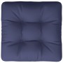 Navy blue Oxford fabric pallet furniture cushion 58x58x10 cm by , Cushions for chairs and sofas - Ref: Foro24-378245, Price: ...