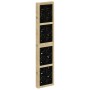 Biombo separador 6 paneles madera maciza Paulownia marrón negro de , Divisores de ambientes - Ref: Foro24-358810, Precio: 159...