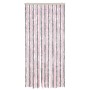 Cortina antimoscas chenilla gris plateado y rosa 90x200 cm de , Mosquiteras para ventanas - Ref: Foro24-377362, Precio: 55,99...