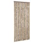 Dark brown and beige chenille fly curtain 90x200 cm by , Mosquito nets for windows - Ref: Foro24-377355, Price: 57,83 €, Disc...