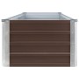 Brown galvanized steel garden bed 320x40x45 cm by vidaXL, Pots and planters - Ref: Foro24-47054, Price: 62,99 €, Discount: %