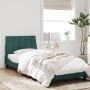 Dark green velvet bed frame with headboard 80x200 cm by , Beds and slatted bases - Ref: Foro24-3207816, Price: 154,47 €, Disc...