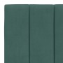 Dark green velvet bed frame with headboard 80x200 cm by , Beds and slatted bases - Ref: Foro24-3207816, Price: 154,47 €, Disc...