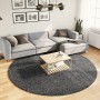 Short pile rug OVIEDO anthracite gray Ø 240 cm by , Rugs - Ref: Foro24-375482, Price: 117,67 €, Discount: %