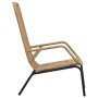 Light brown synthetic rattan garden chair by vidaXL, Garden chairs - Ref: Foro24-48580, Price: 180,65 €, Discount: %