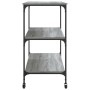 Carrito de cocina madera ingeniería gris Sonoma 102x50x95 cm de , Carros de cocina y comedor - Ref: Foro24-842324, Precio: 92...