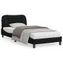 Estructura de cama con luces LED tela negro 90x190 cm de , Camas y somieres - Ref: Foro24-3213671, Precio: 158,12 €, Descuent...