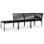 3-piece garden furniture set with black PVC cushions by vidaXL, Garden sets - Ref: Foro24-48594, Price: 279,99 €, Discount: %