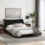 Estructura de cama con luces LED tela negro 120x200 cm de , Camas y somieres - Ref: Foro24-3213692, Precio: 203,81 €, Descuen...