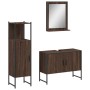 Set de muebles de baño 3 pzas madera contrachapada roble marrón de , Muebles de baño - Ref: Foro24-3214353, Precio: 162,67 €,...