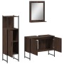 Set de muebles de baño 3 pzas madera contrachapada roble marrón de , Muebles de baño - Ref: Foro24-3214353, Precio: 162,67 €,...