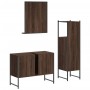 Set de muebles de baño 3 pzas madera contrachapada roble marrón de , Muebles de baño - Ref: Foro24-3214353, Precio: 162,67 €,...