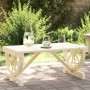 Solid fir wood garden coffee table 90x50x40 cm by , Garden tables - Ref: Foro24-365107, Price: 87,99 €, Discount: %