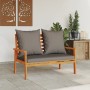 Garden sofa bench with cushions solid acacia wood 120 cm by , Garden sets - Ref: Foro24-366379, Price: 150,32 €, Discount: %