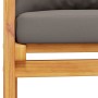 Garden sofa bench with cushions solid acacia wood 120 cm by , Garden sets - Ref: Foro24-366379, Price: 150,32 €, Discount: %