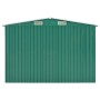 Green galvanized steel garden shed 257x779x181 cm by vidaXL, Sheds - Ref: Foro24-47032, Price: 900,99 €, Discount: %