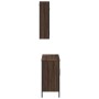 Set de muebles baño 2 pzas madera contrachapada marrón roble de , Muebles de baño - Ref: Foro24-3214724, Precio: 133,62 €, De...